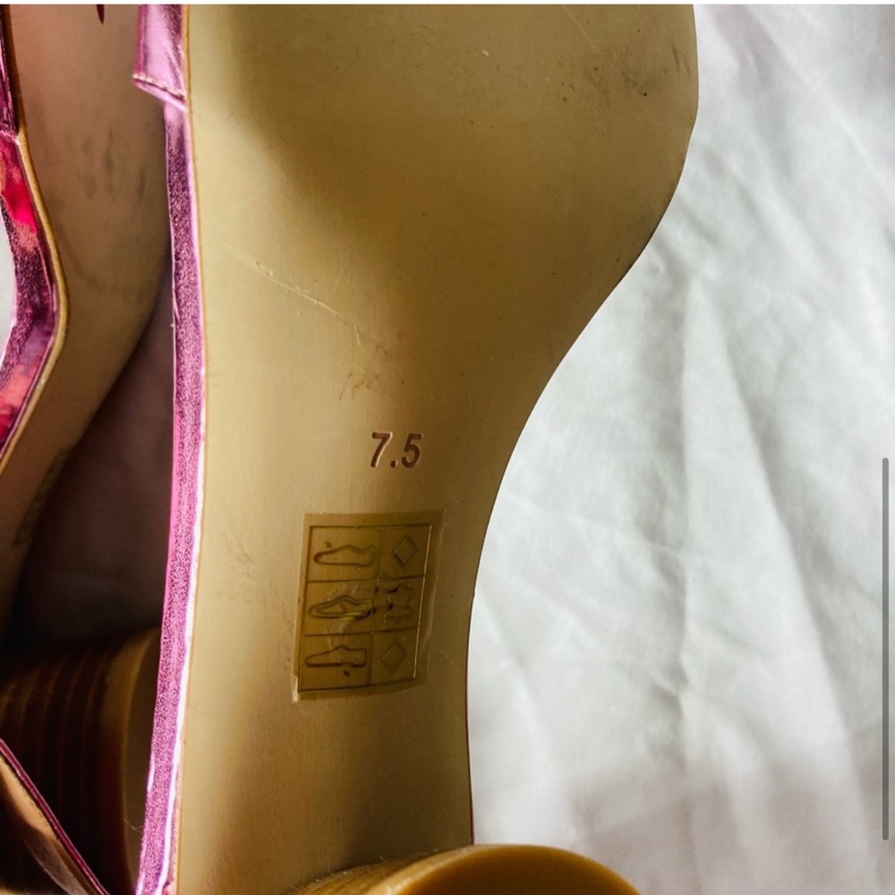 Jeffrey Campbell Like New Pink Open Toe Sandals - image 7